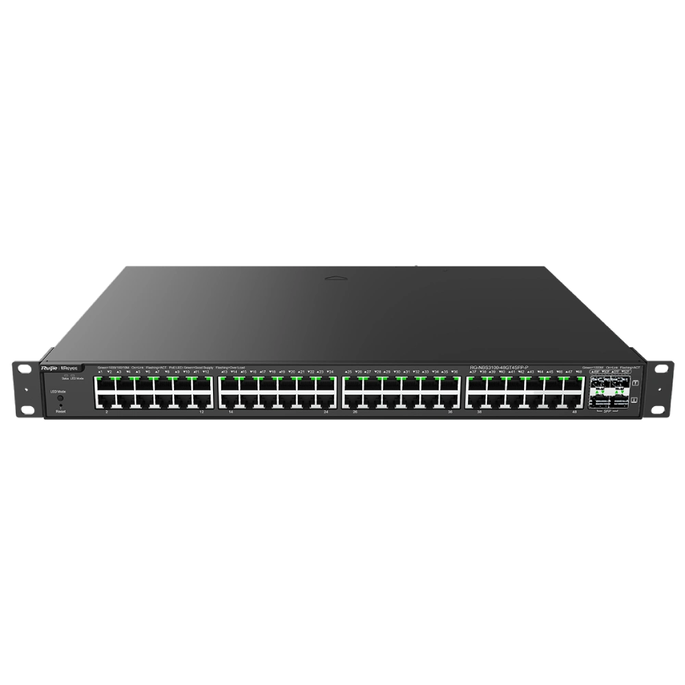 ruijie reyee rg-nbs3100-48gt4sfp-p poe l2 комутатор 48 портів керований