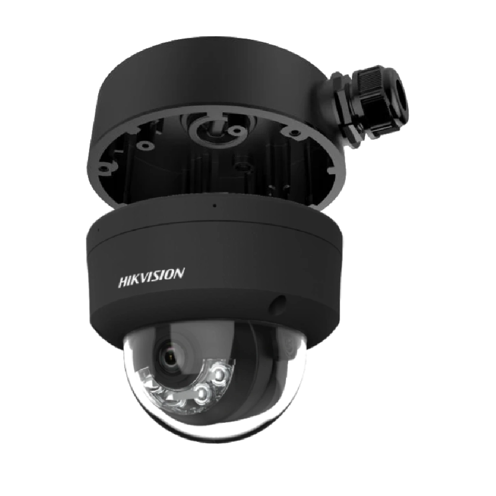 ds-2cd2143g2-lis2u black 2.8mm + ds-1280zj-dm46 black разом дешевше hikvision