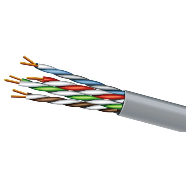 cat. 5e u/utp 4x2x0,48, бухта 305м.(7091013) кабель ззкм (utp мідь внутрішній 0,48)