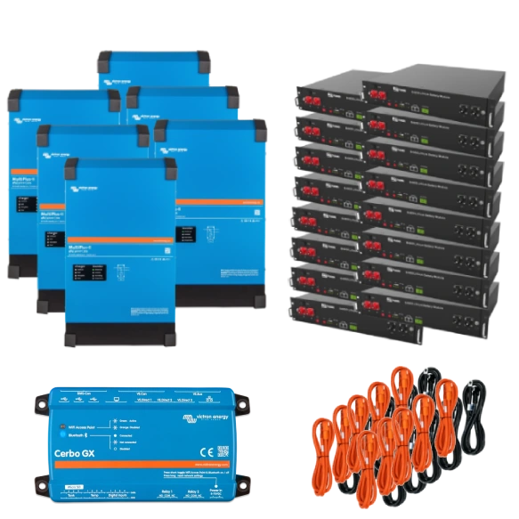 victronenergy multiplus-ii + dyness 24квт 48квт•г система безперебійного живлення трифазна