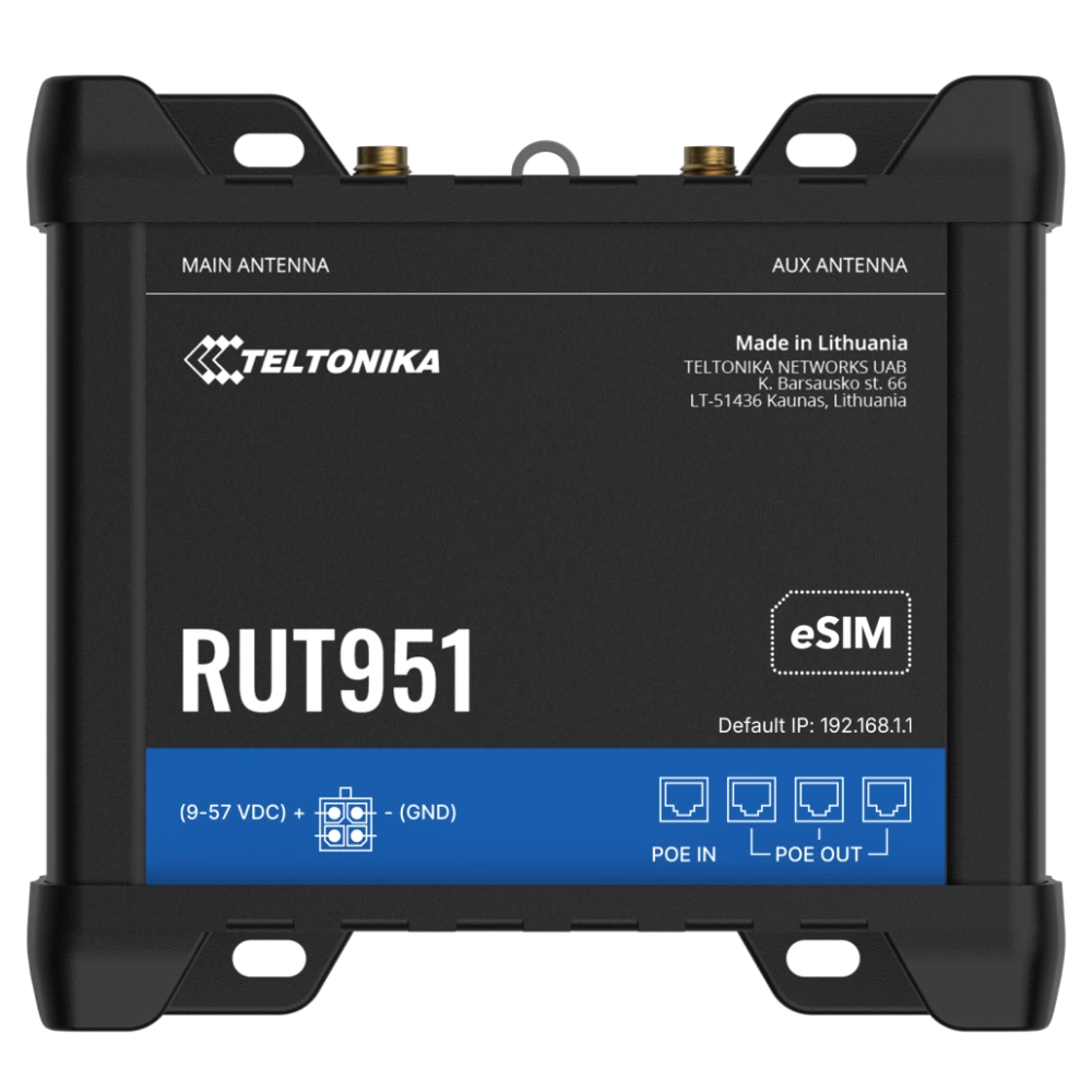 teltonika rut951 poe+ (rut951b10j00) маршрутизатор