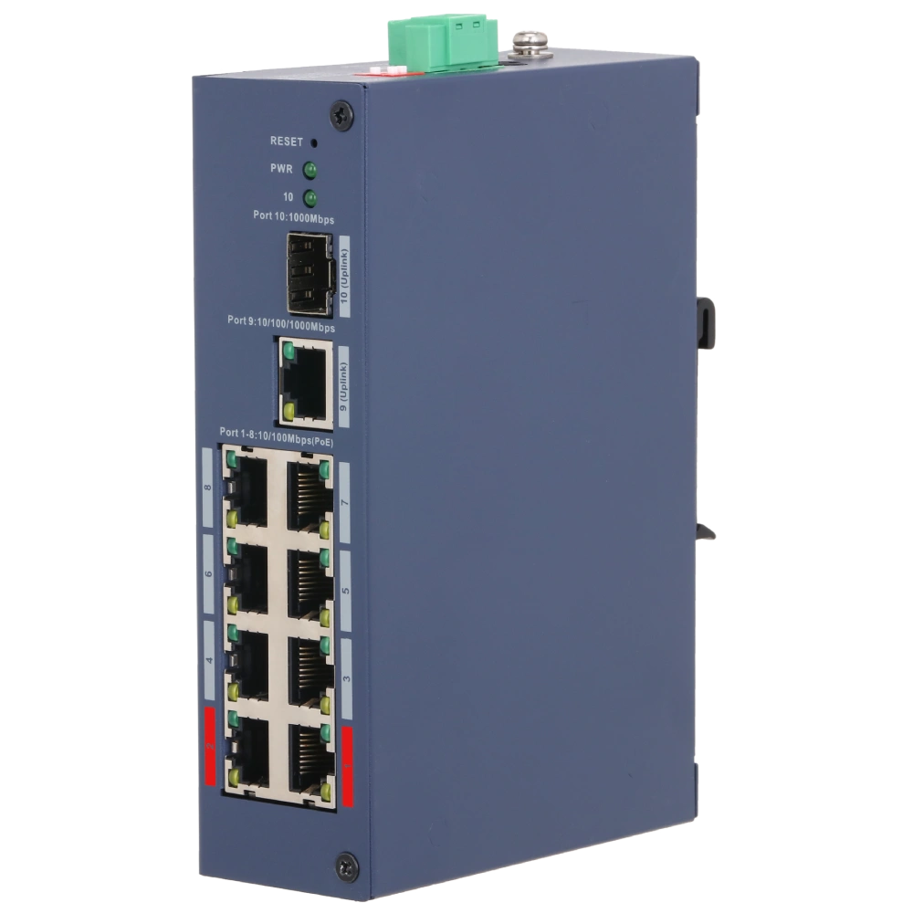 dahua dh-chs4110-8et-110 poe комутатор 10 портів керований