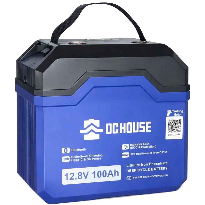 dсhouse 12.8v 100ah (eco-lfp1210004) bluetooth акумуляторна батарея