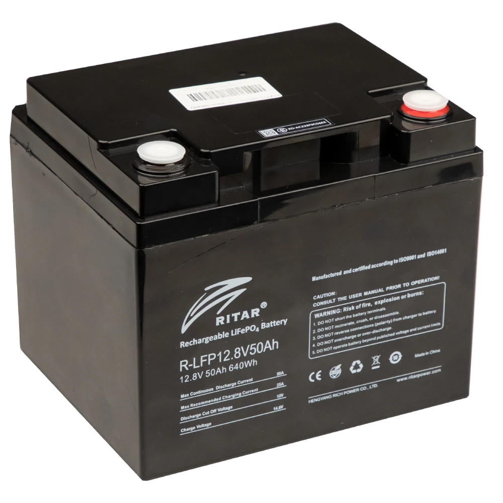 ritar r-lfp12.8v50ah акумуляторна батарея