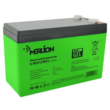 merlion g-mlg1290f2 9а•г 12в мультигель свинцево-кислотна акумуляторна батарея