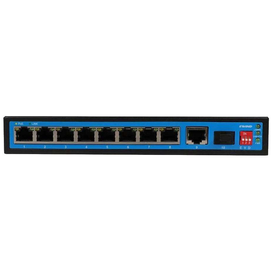 ewind ew-s1910cfg-dp poe комутатор 10 портів некерований