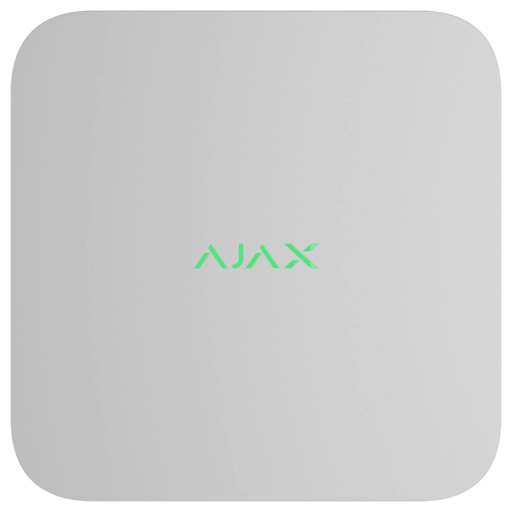 ajax nvr dc (16ch) white відеореєстратор