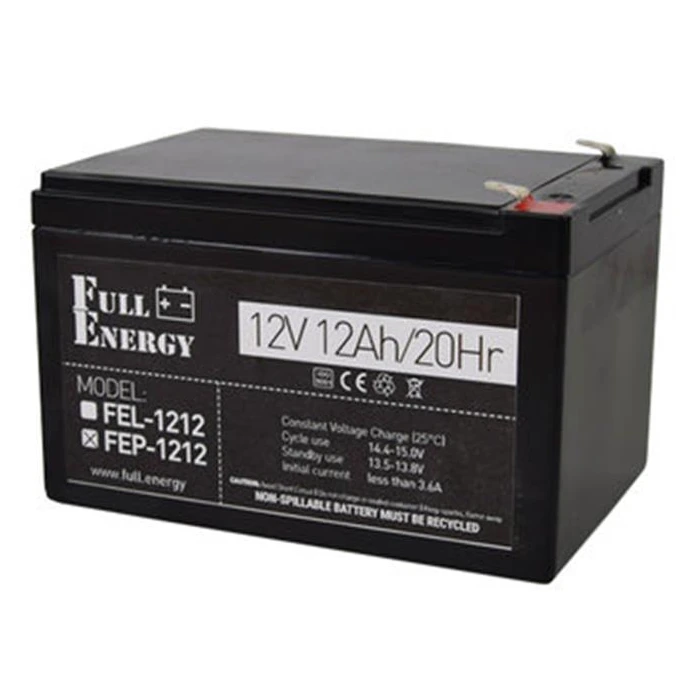 full energy fep-1212 12 а•г 12в свинцево-кислотна акумуляторна батарея