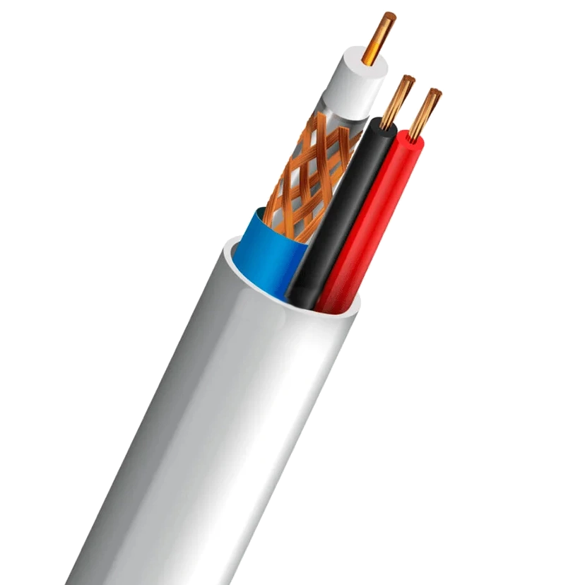 trinix rg-59+2*0,5 коаксіальний комбінований кабель “os”структура