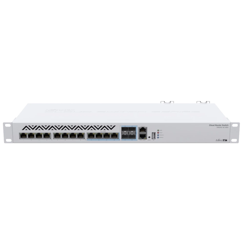 mikrotik 312-4c+8xg-rm (crs312-4c+8xg-rm) комутатор
