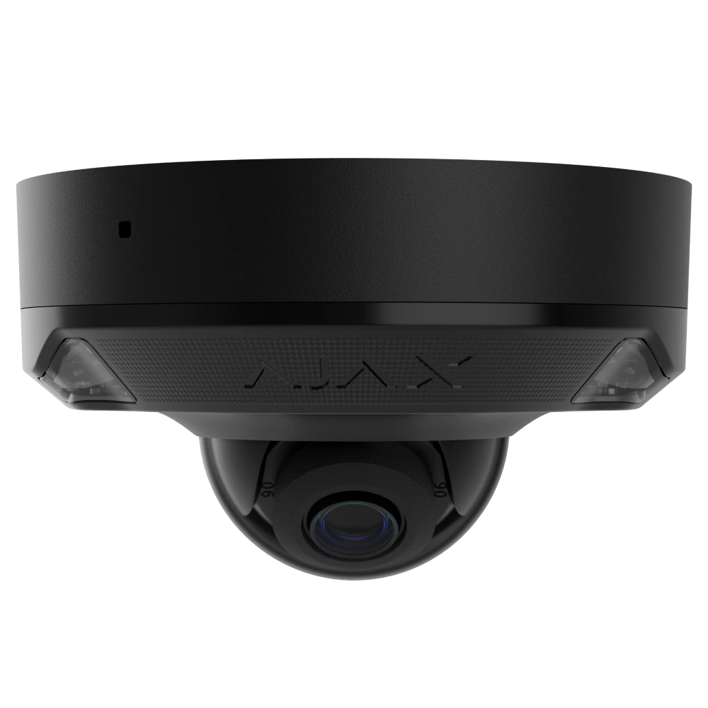 ajax domecam mini hl (8 mp/4 mm) black ip відеокамера