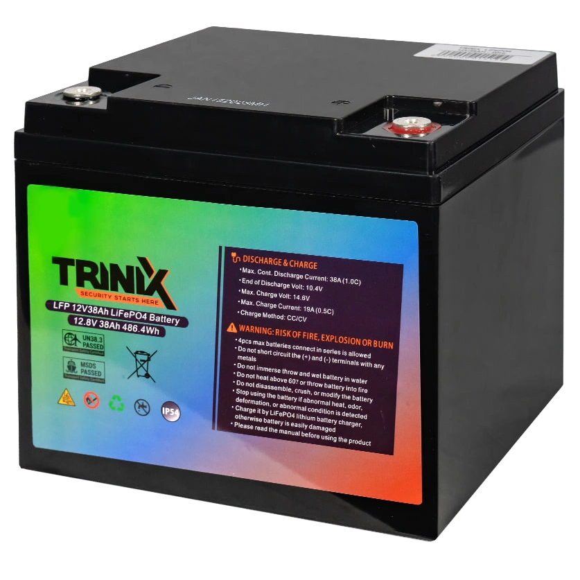 trinix lfp 12v38ah lifepo4 акумуляторна батарея