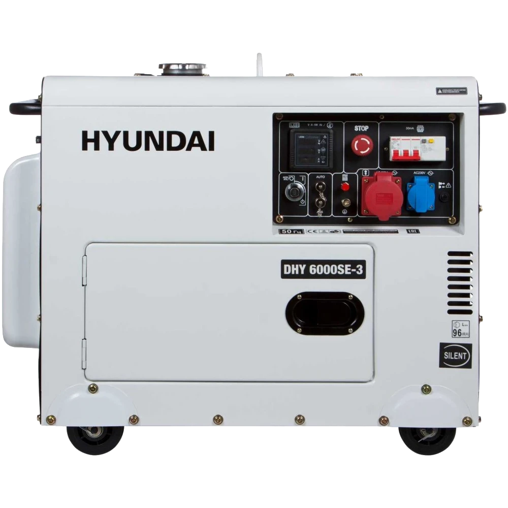 hyundai dhy 6000se-3 генератор дизельний