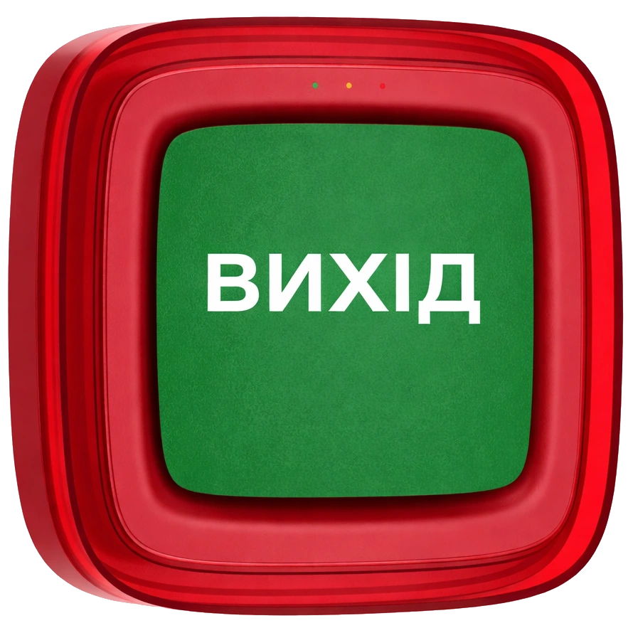 ajax en54 fireprotect (sounder/vad) red пожежний світлозвуковий 