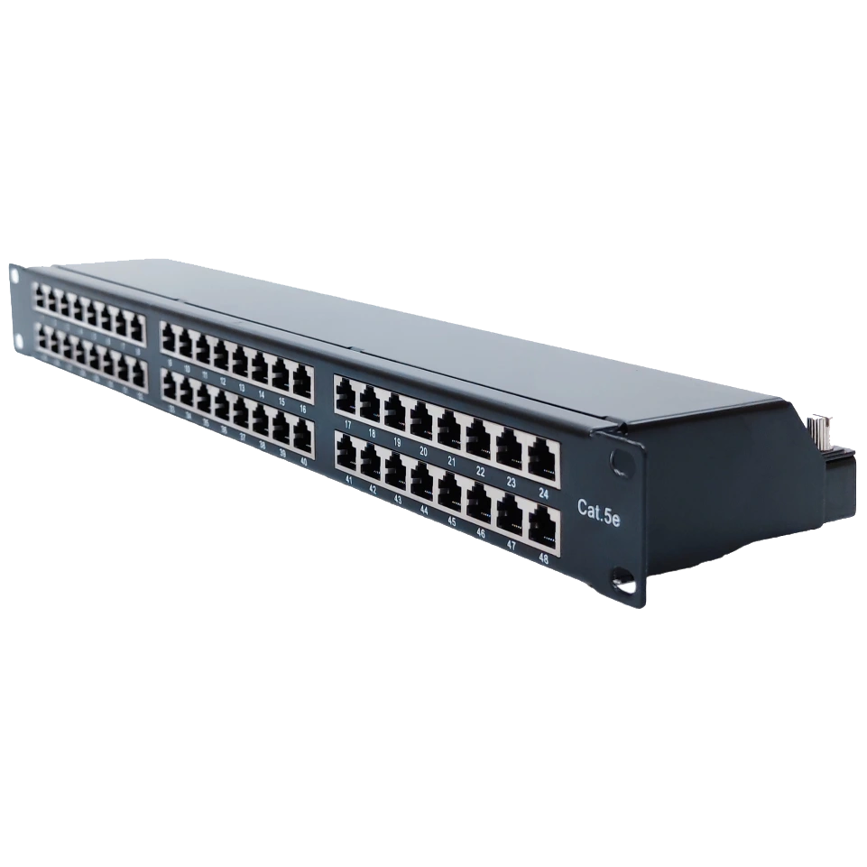lw 1u stp 48xrj-45 dual idc патч-панель 19