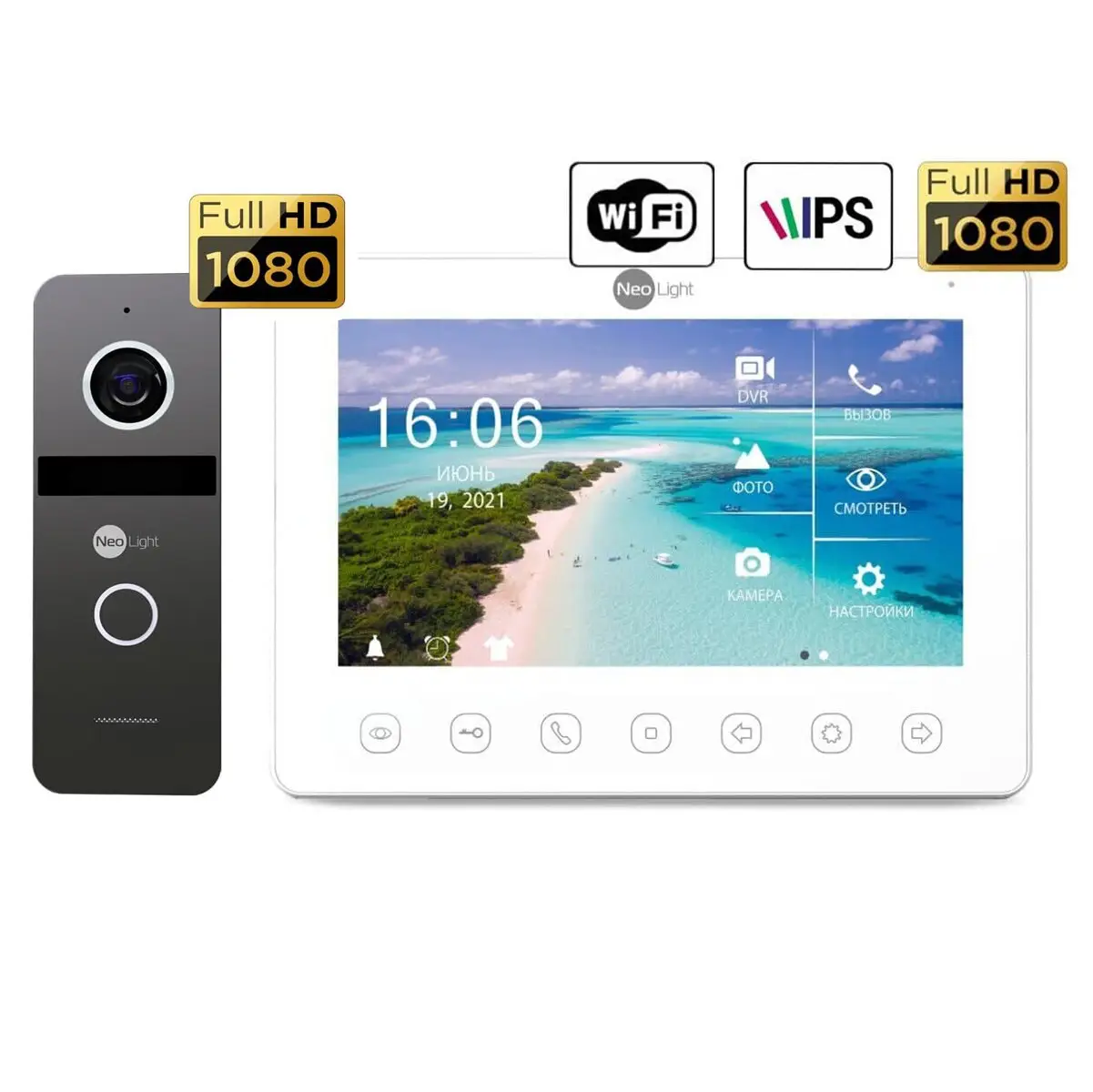neokit hd+ wf graphite (комплект omega+hd wf + solo fhd панель)
