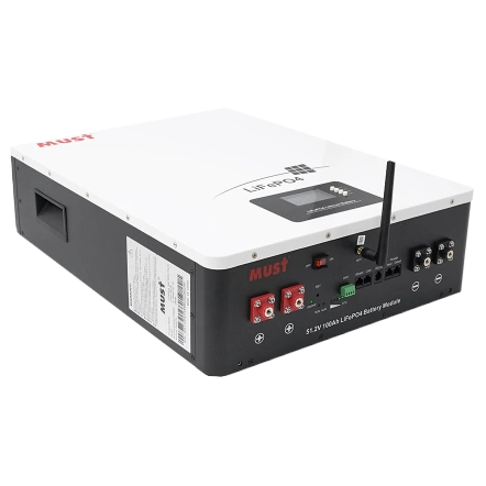 must lp16-48100 51.2в 100а•г літієва акумуляторна батарея