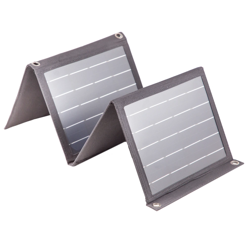 2e 22 вт портативна 2*usb-a 5v/2.4a сонячна панель