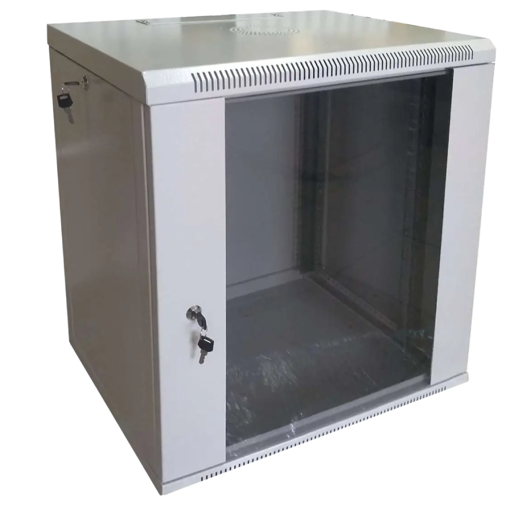 wmnc-12u-flat hypernet шафа коммутаційна настінна 12u 600x450 розбірна