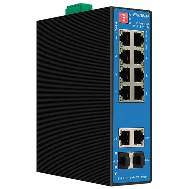 ewind ew-pis1812-8ge комутатор 12 портів некерований