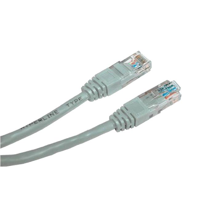 патч-корд e-server utp, 0.5 м, кат. 5e сірий