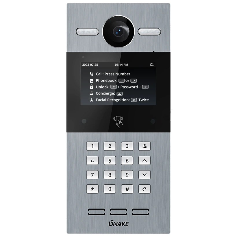 dnake s615/s android ip65 ik07 виклична панель