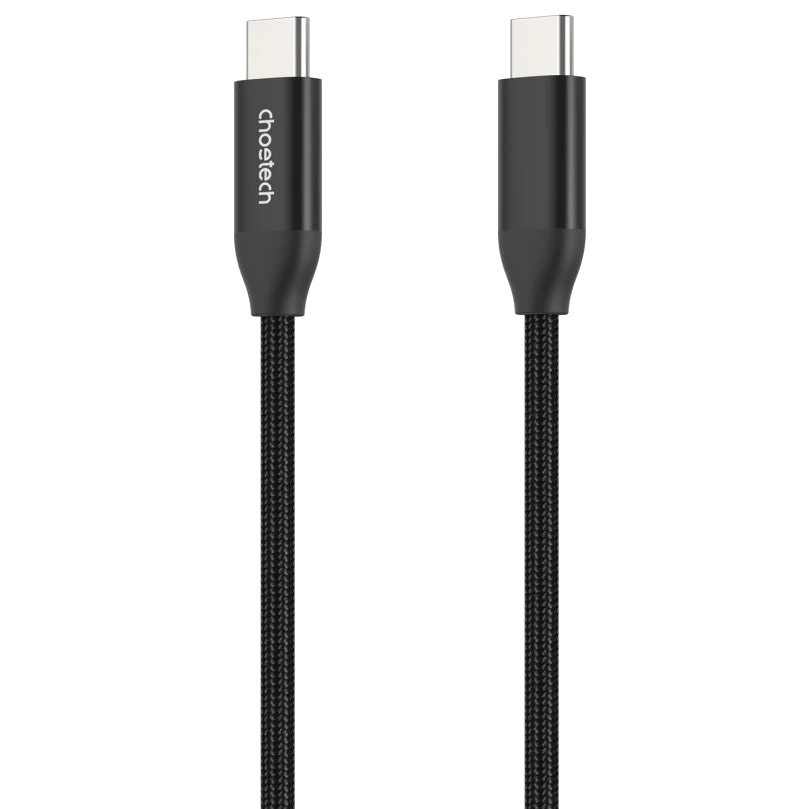 choetech xcc-1036 2м black usb-c to usb-c pd3.1 кабель