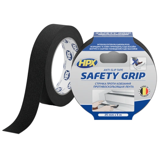 hpx sb2505 safety grip 25мм x 5м стрічка самоклеюча проти ковзання