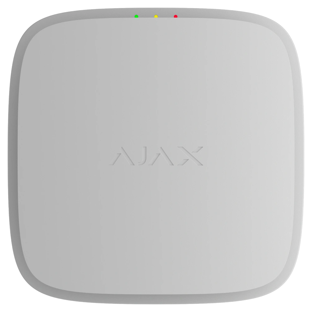 ajax en54 fireprotect (smoke/sounder) white пожежний димовий зі звуковим оповіщенням сповіщувач