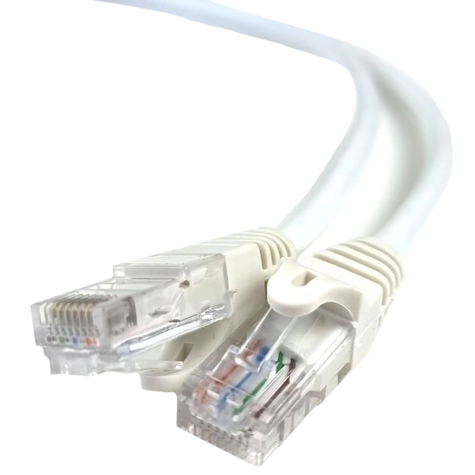 utp cat5e патч-корд білий 1м
