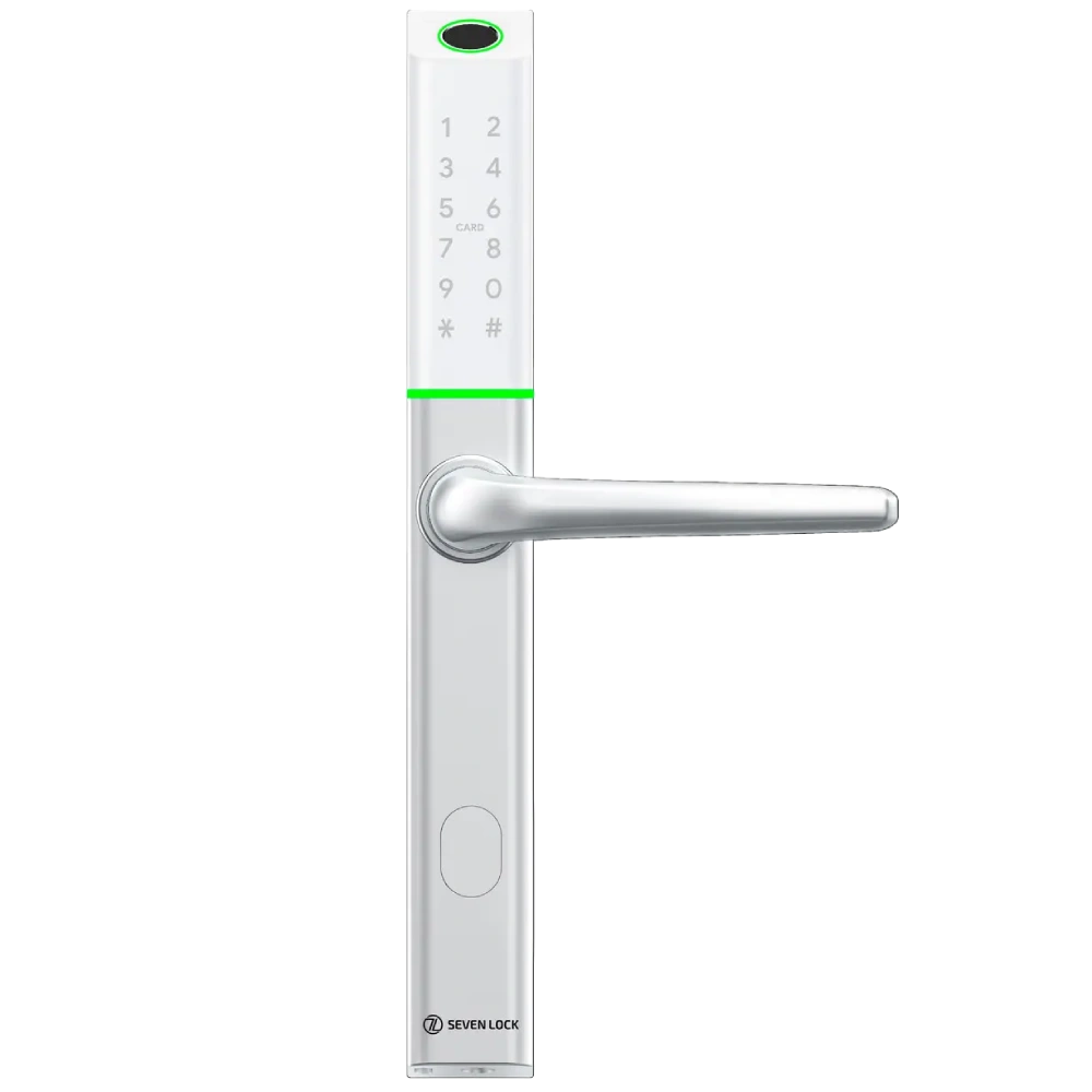 seven lock sl-7763bf white розумний дверний біометричний замок