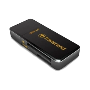 transcend usb 3 1 gen 1 microsd/sd black зчитувач