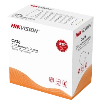ds-1ln6uu/cca cat6 u/utp grey (305м) кабель hikvision