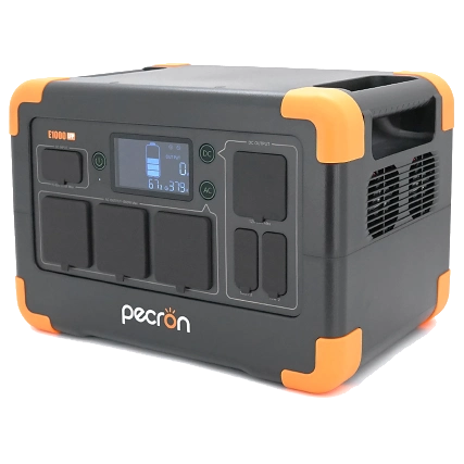 pecron e1000lf 1800w/1024wh lifepo4 mppt voc 11-60v/600w портативний зарядний пристрій