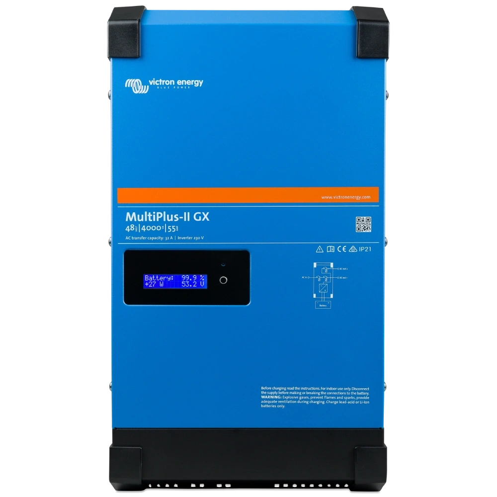 victronenergy multiplus-ii 48/4k5/55-32 gx 230v однофазний чиста синусоїда інвертор