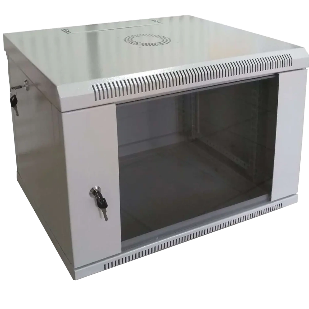 hypernet wmnc-500-6u-flat шафа комутаційна настінна 6u 600x500 розбірна