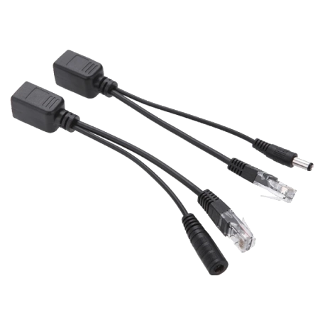 802.3at (30вт), black, oem q50 пасивний (пара) poe інжектор