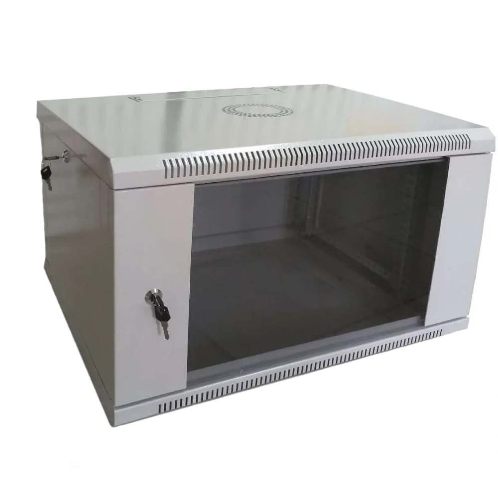 wmnc-35-6u-flat шафа 6u 600x350 мм hypernet настінна розбірна