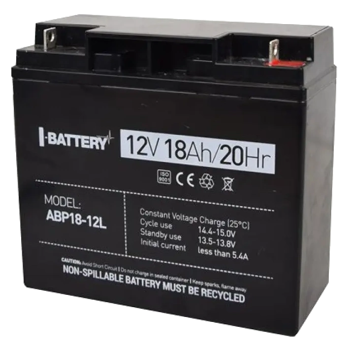 i-battery abp18-12l акумуляторна батарея для дбж