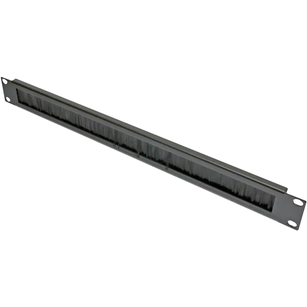 epnew plmn-v0801uz кабельний організатор 1u зі щіткою, з каб. підтримкою, чорний, epnew