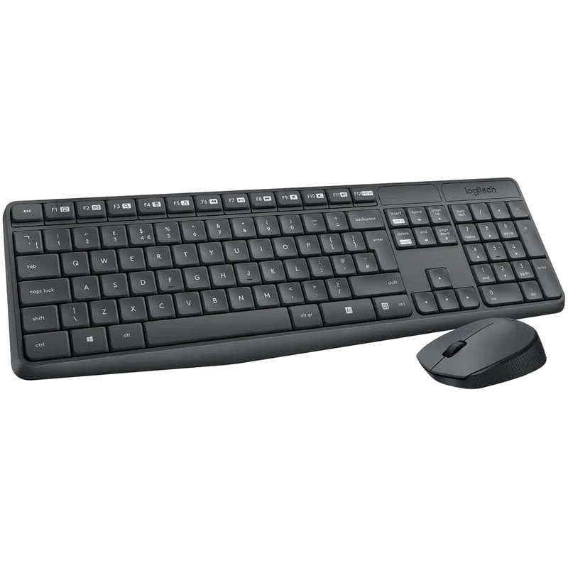 logitech mk235 ua (920-007931) комплект бездротовий