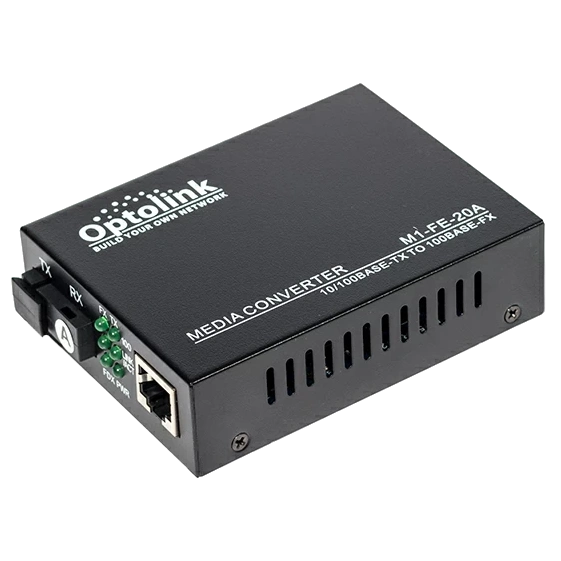 optolink-1m-fe-20b 1550tx 20km медіаконвертор