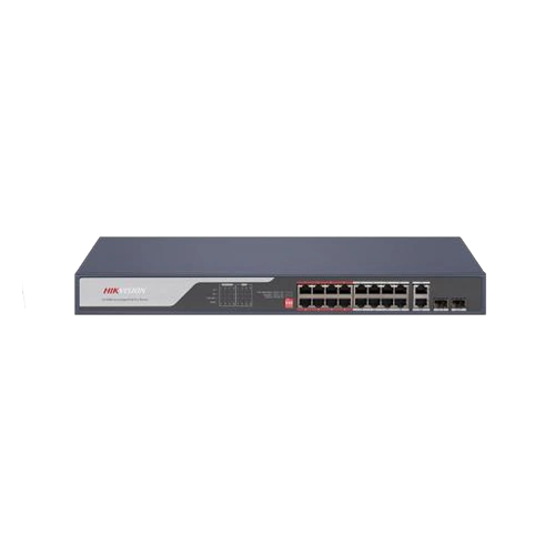 ds-3e0318p-e(c) 100 мбіт poe комутатор