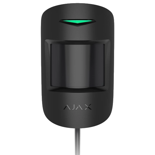 дротовий сповіщувач руху ajax superior motionprotect plus black fibra