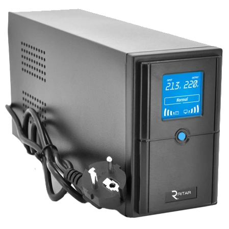 ritar e-rtm800 elf-d lcd (480w) джерело безперебійного живлення