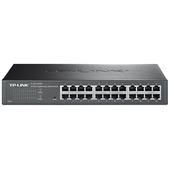 tp-link tl-sg1024de комутатор 24 порти керований