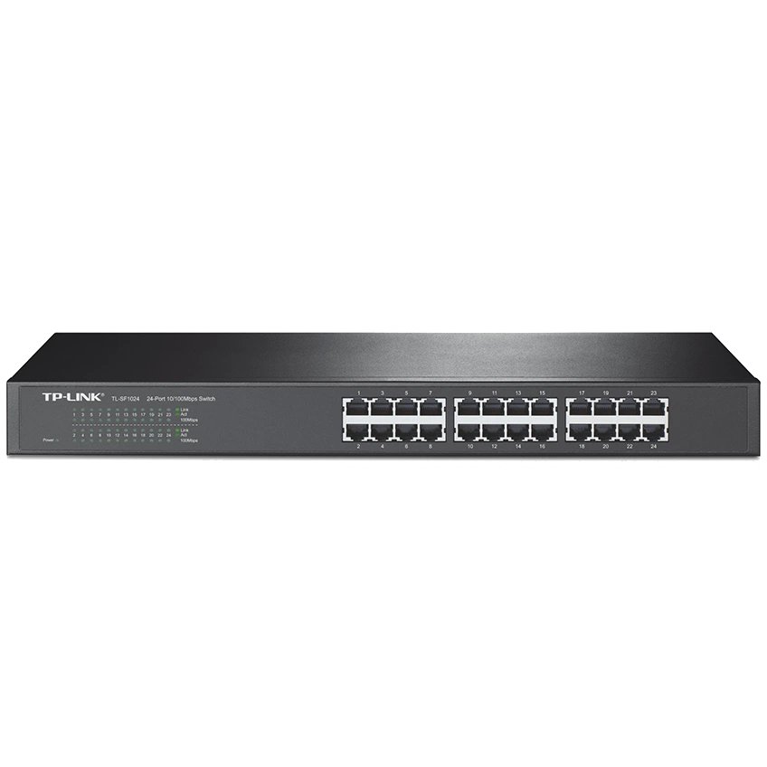 tp-link tl-sf1024 комутатор 24 порти некерований