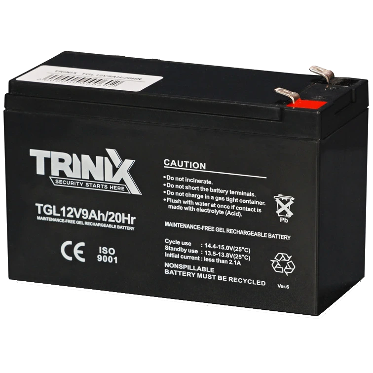 trinix gel super charge tgl12v9ah акумуляторна батарея