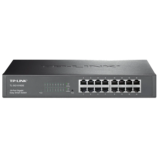tp-link tl-sg1016de 1000м комутатор 16 портів керований