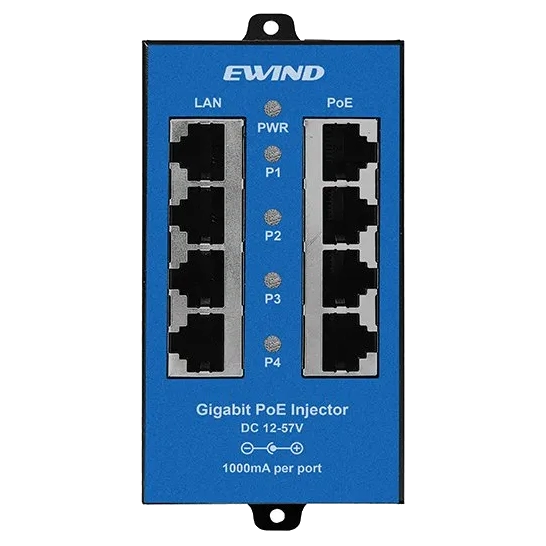 ewind ew-pse304cg інжектор poe 4-портовий